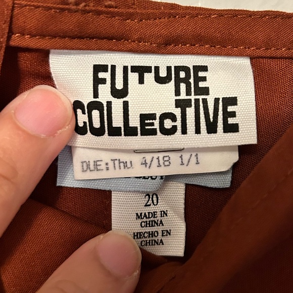 Women's Strappy Pleated Midi Dress - Future Collective with Reese Blutst… - Picture 3 of 6